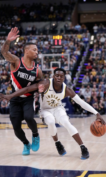 Trail Blazers use 2nd-half charge to get past Pacers 103-93